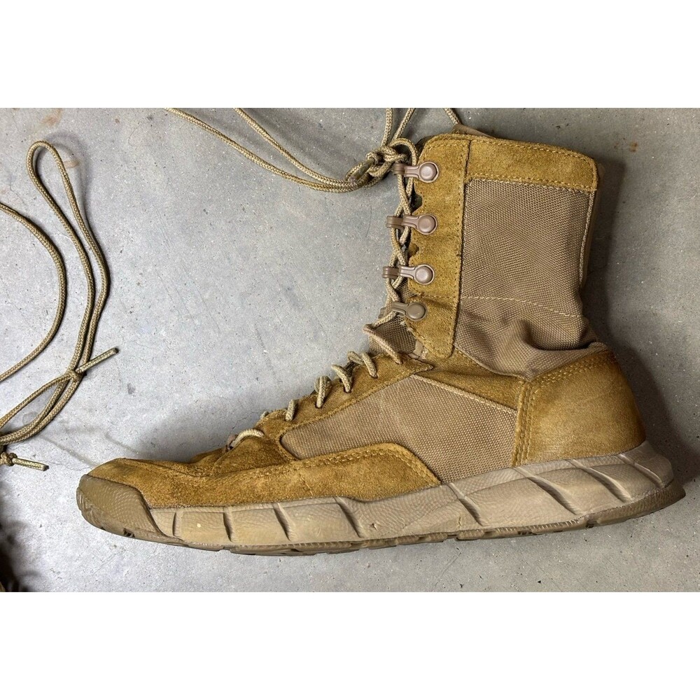 Oakley 11188-86W Tactical Boots Men 8.5 Tan Military Combat Lace Up - Picture 7 of 10